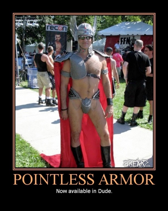 Pointless Armor in Dude